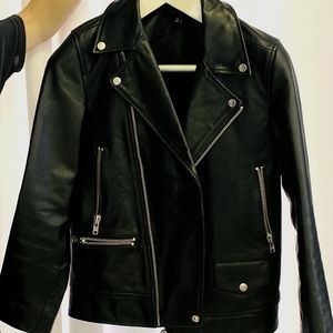 SEXY  LEATHER BIKER JACKET by DSTLD